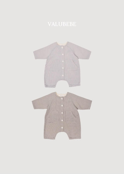 Ri Check Jumpsuit [Valubebe]（2026AW） 3
