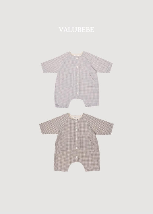 Ri Check Jumpsuit [Valubebe]（2026AW） 3
