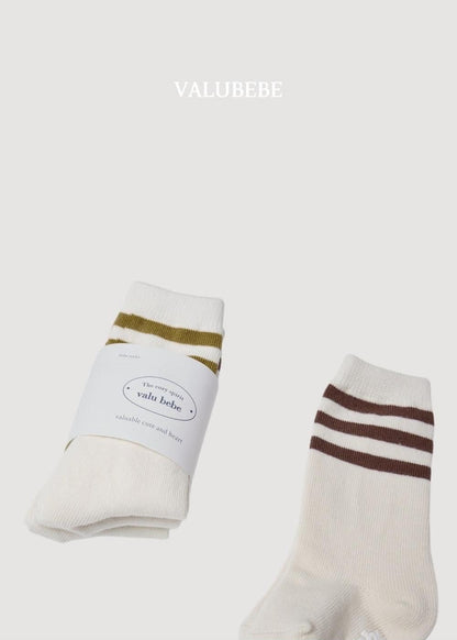 Basic Line Socks [Valubebe]（2026AW） 4