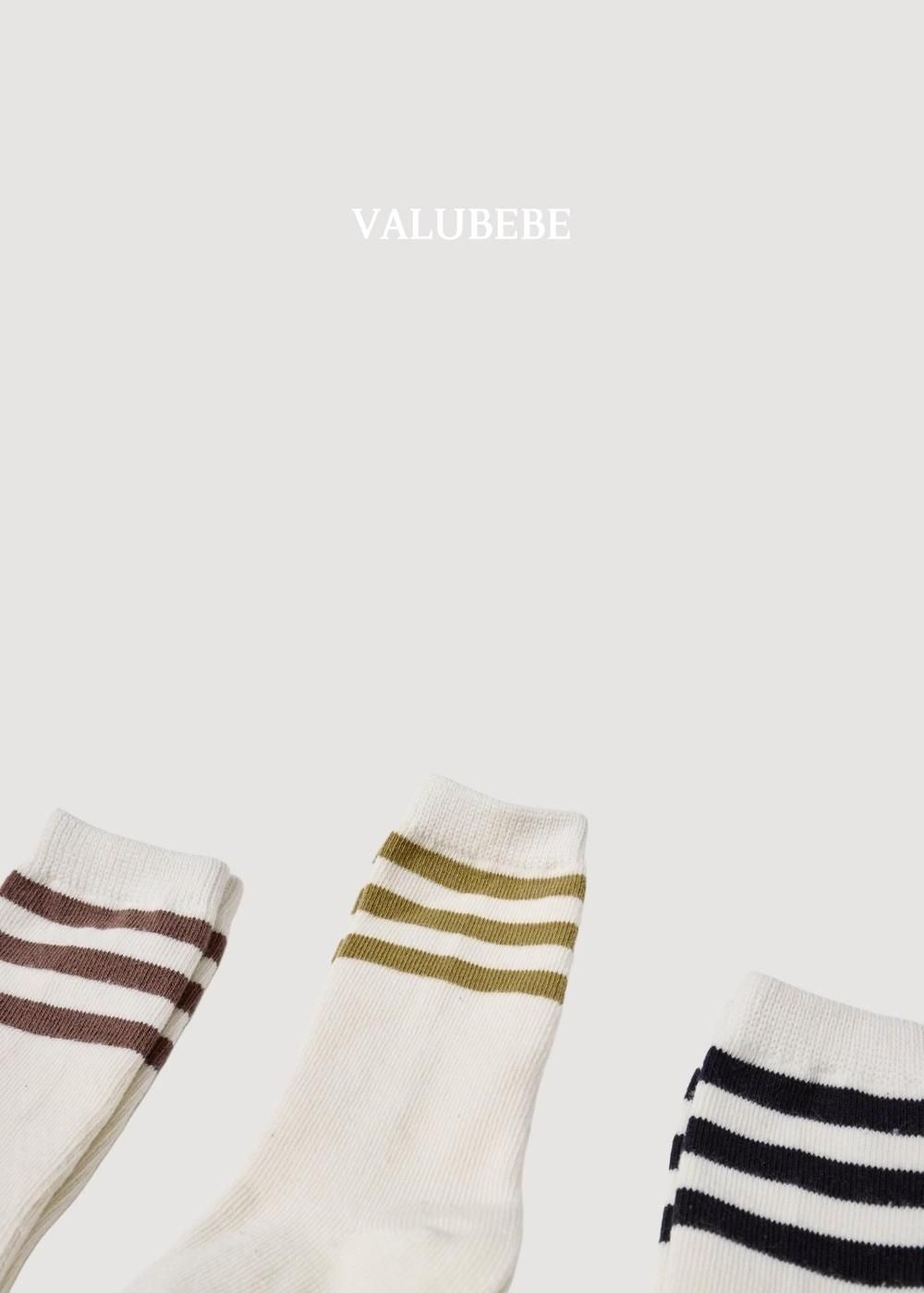 Basic Line Socks [Valubebe]（2026AW） 6