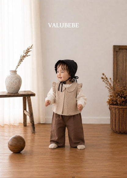 Curl Layered Vest [Valubebe]（2026AW） 15