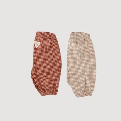 Autumn Embossed Pants Check [Valubebe]（2026AW） 1