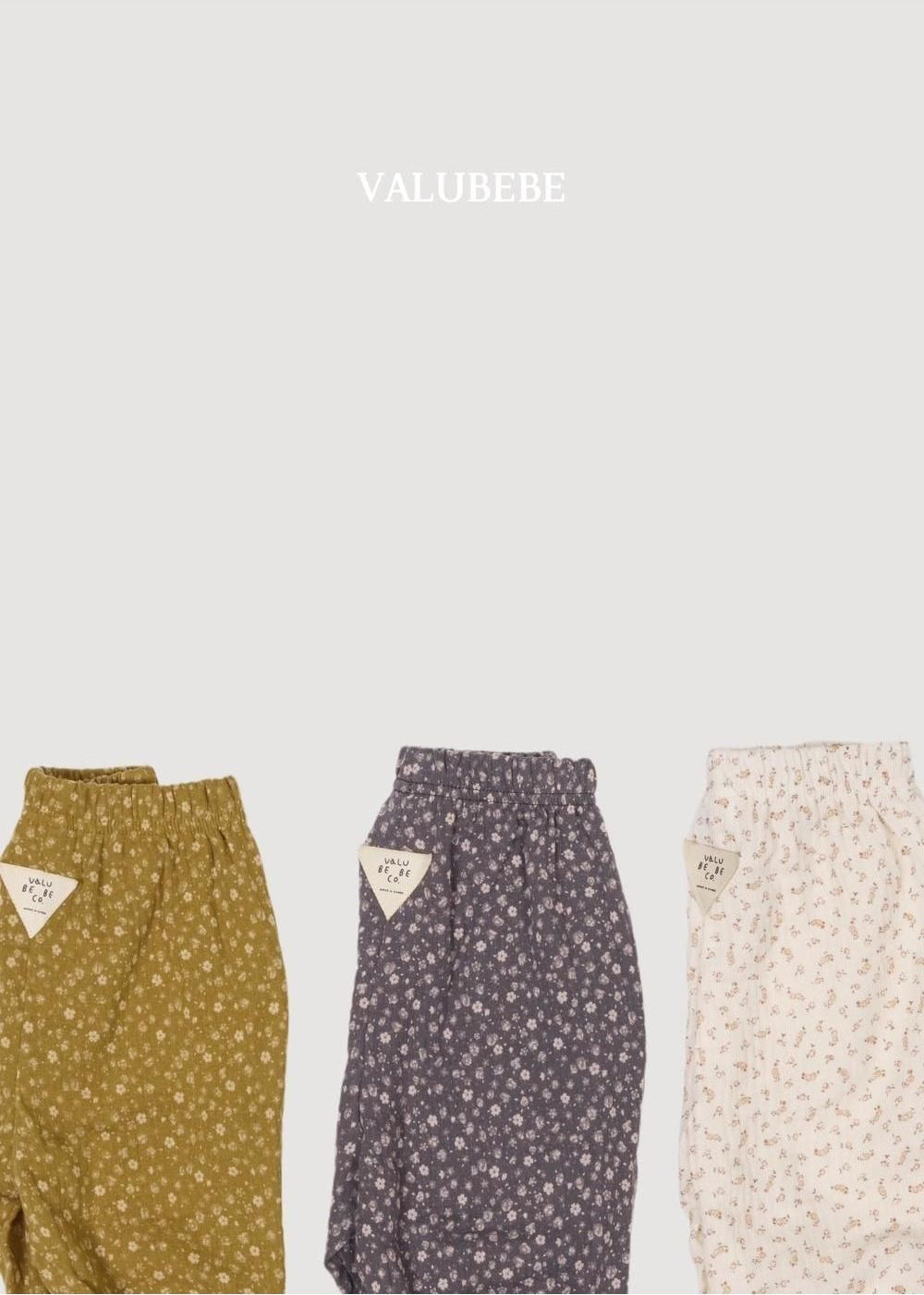 Autumn Embossed Pants Flower [Valubebe]（2026AW） 5