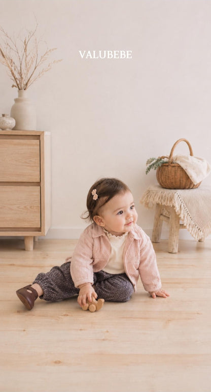 Autumn Embossed Pants Flower [Valubebe]（2026AW） 14
