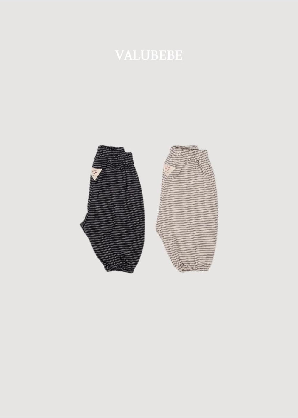 Autumn Embossed Pants Stripe [Valubebe]（2026AW） 4