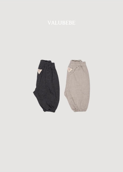 Autumn Embossed Pants Stripe [Valubebe]（2026AW） 4