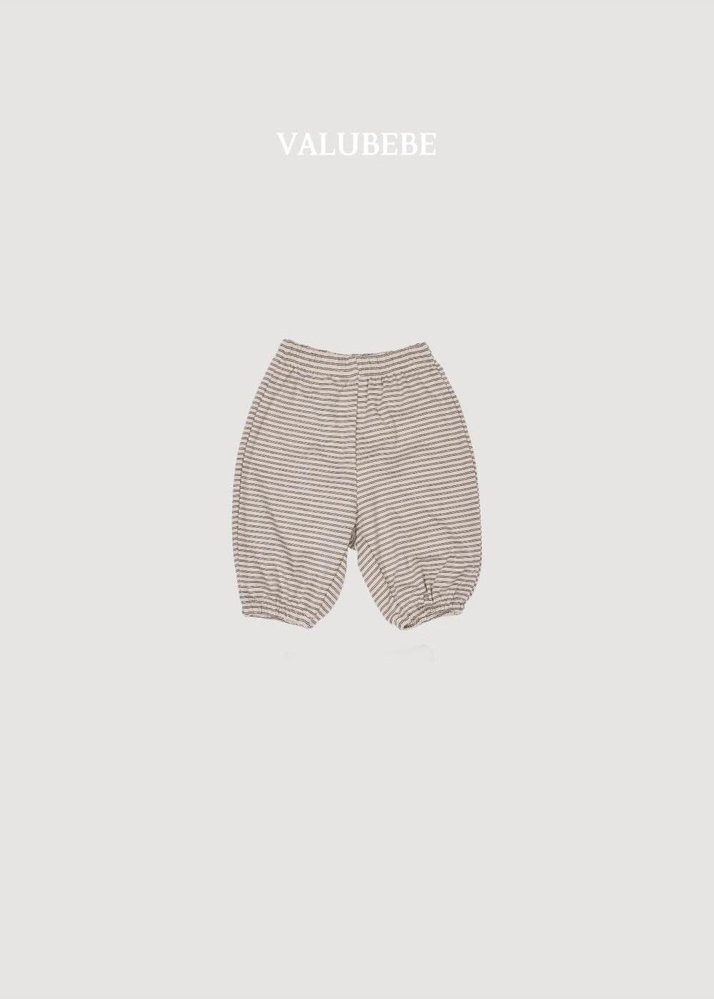 Autumn Embossed Pants Stripe [Valubebe]（2026AW） 5