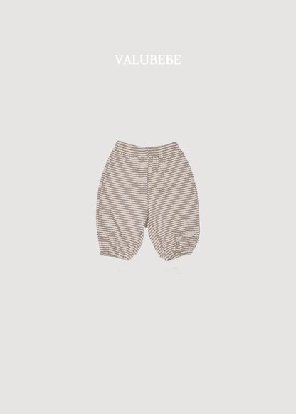 Autumn Embossed Pants Stripe [Valubebe]（2026AW） 5