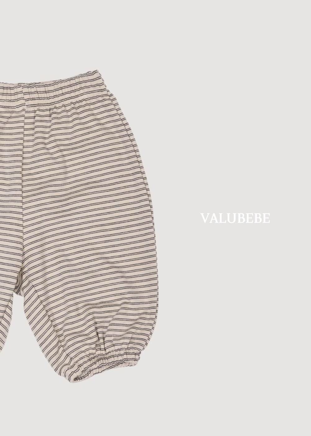 Autumn Embossed Pants Stripe [Valubebe]（2026AW） 7