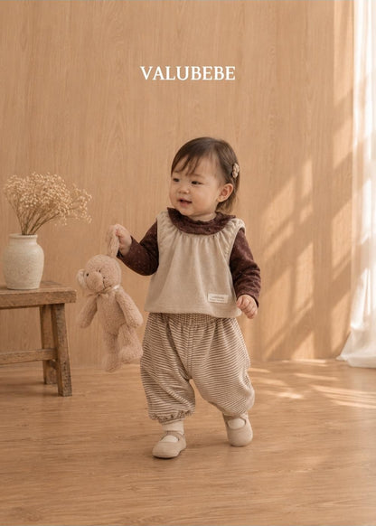 Autumn Embossed Pants Stripe [Valubebe]（2026AW） 10