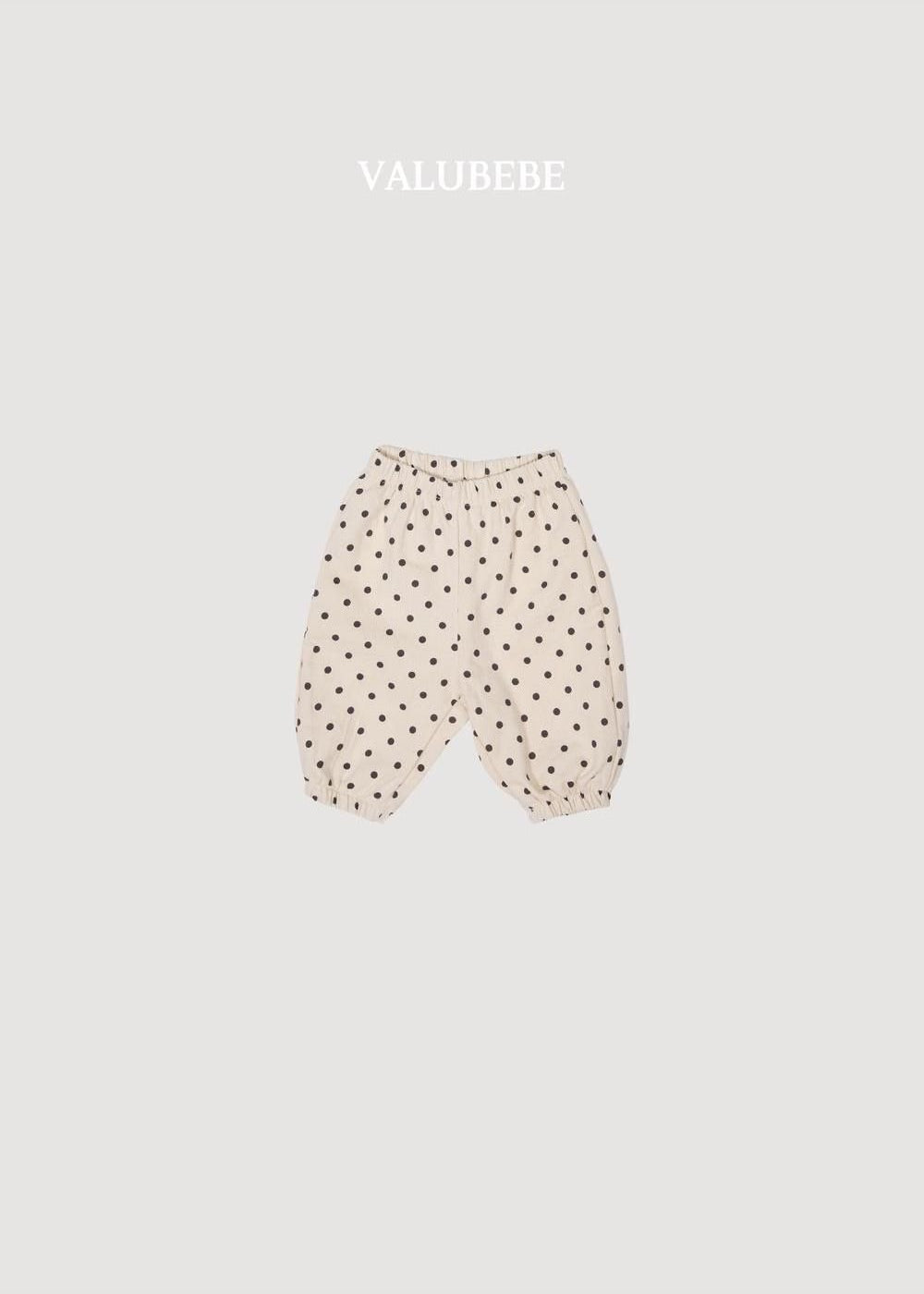Autumn Embossed Pants Bear Dot [Valubebe]（2026AW） 5