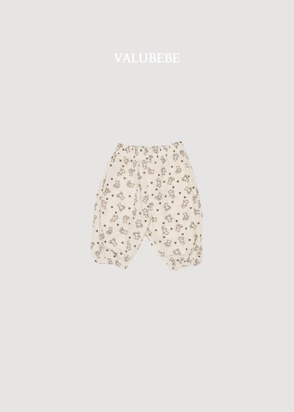 Autumn Embossed Pants Bear Dot [Valubebe]（2026AW） 6