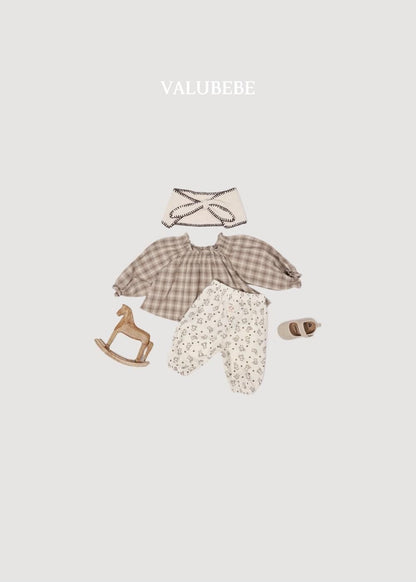 Autumn Embossed Pants Bear Dot [Valubebe]（2026AW） 11