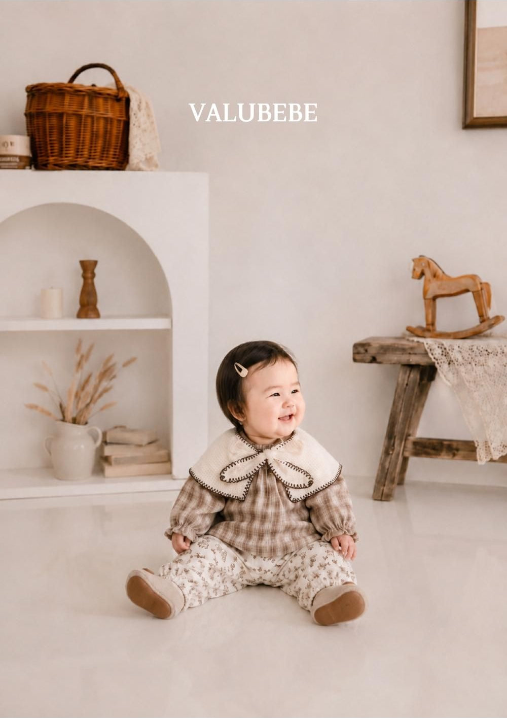 Autumn Embossed Pants Bear Dot [Valubebe]（2026AW） 12