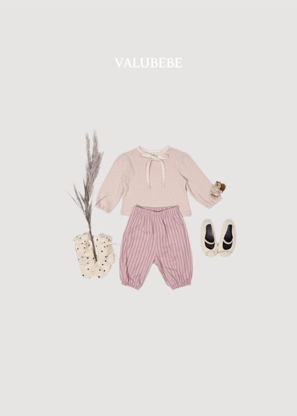 Autumn Embossed Pants Stripe 2 [Valubebe]（2026AW） 8