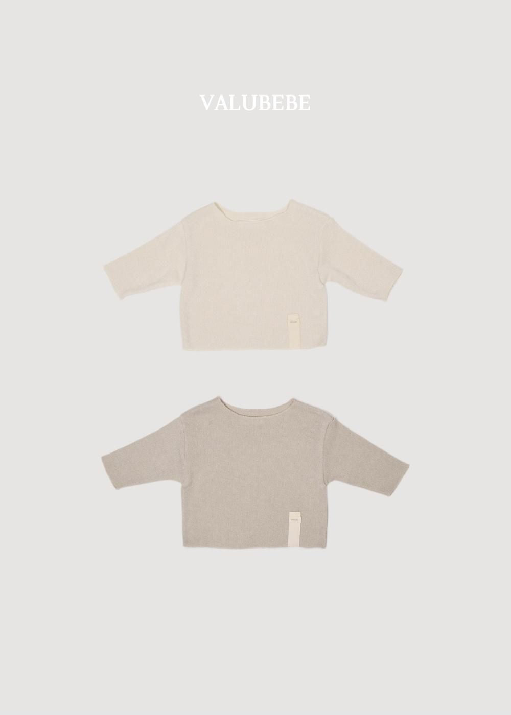 Boat Neck Knit Tee [Valubebe]（2026AW） 3