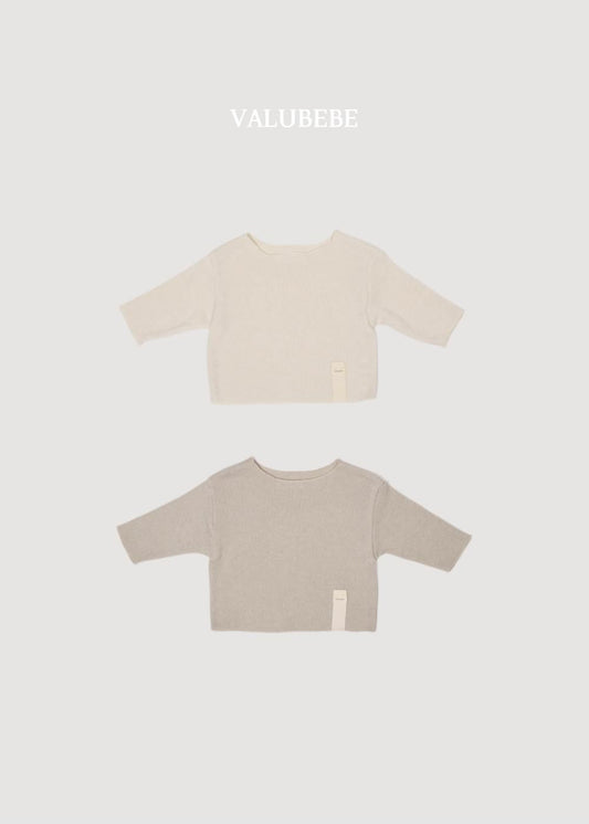 Boat Neck Knit Tee [Valubebe]（2026AW） 3