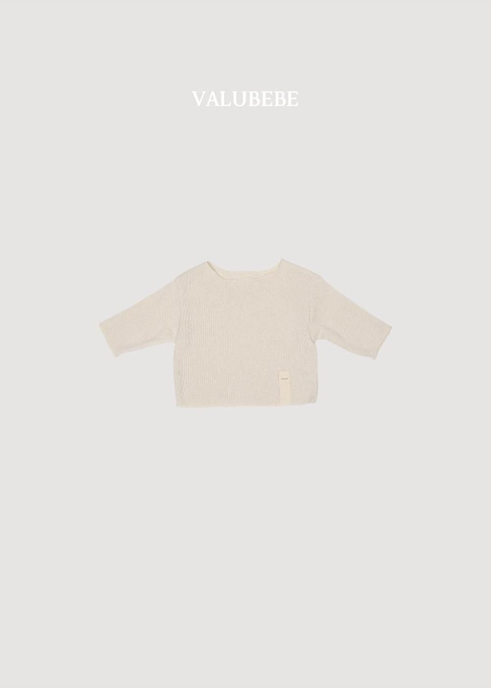 Boat Neck Knit Tee [Valubebe]（2026AW） 5
