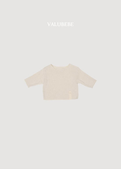 Boat Neck Knit Tee [Valubebe]（2026AW） 5