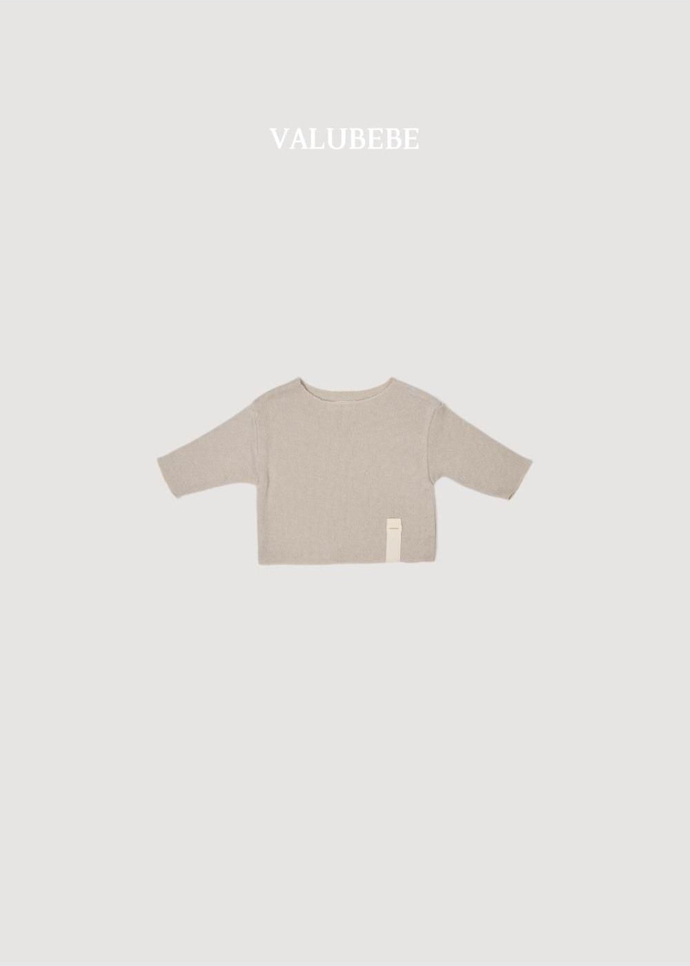 Boat Neck Knit Tee [Valubebe]（2026AW） 6