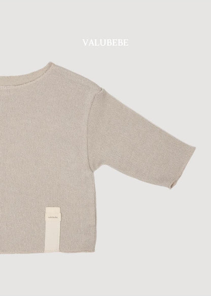 Boat Neck Knit Tee [Valubebe]（2026AW） 9
