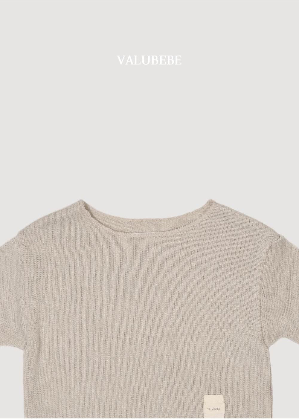 Boat Neck Knit Tee [Valubebe]（2026AW） 10