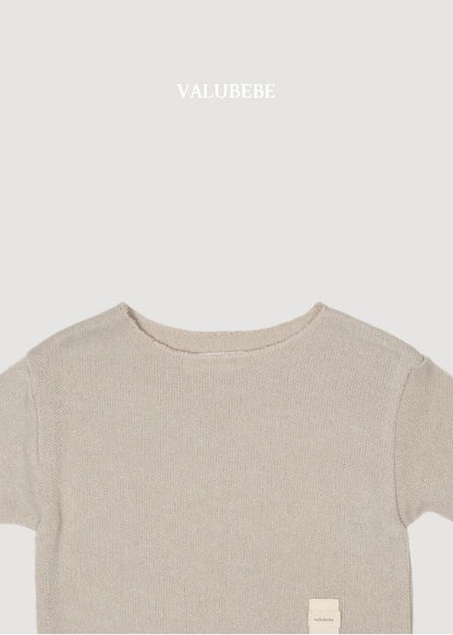 Boat Neck Knit Tee [Valubebe]（2026AW） 10