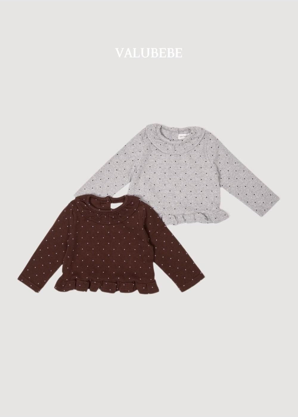 Shushu Dot Frill Tee [Valubebe]（2026AW） 4