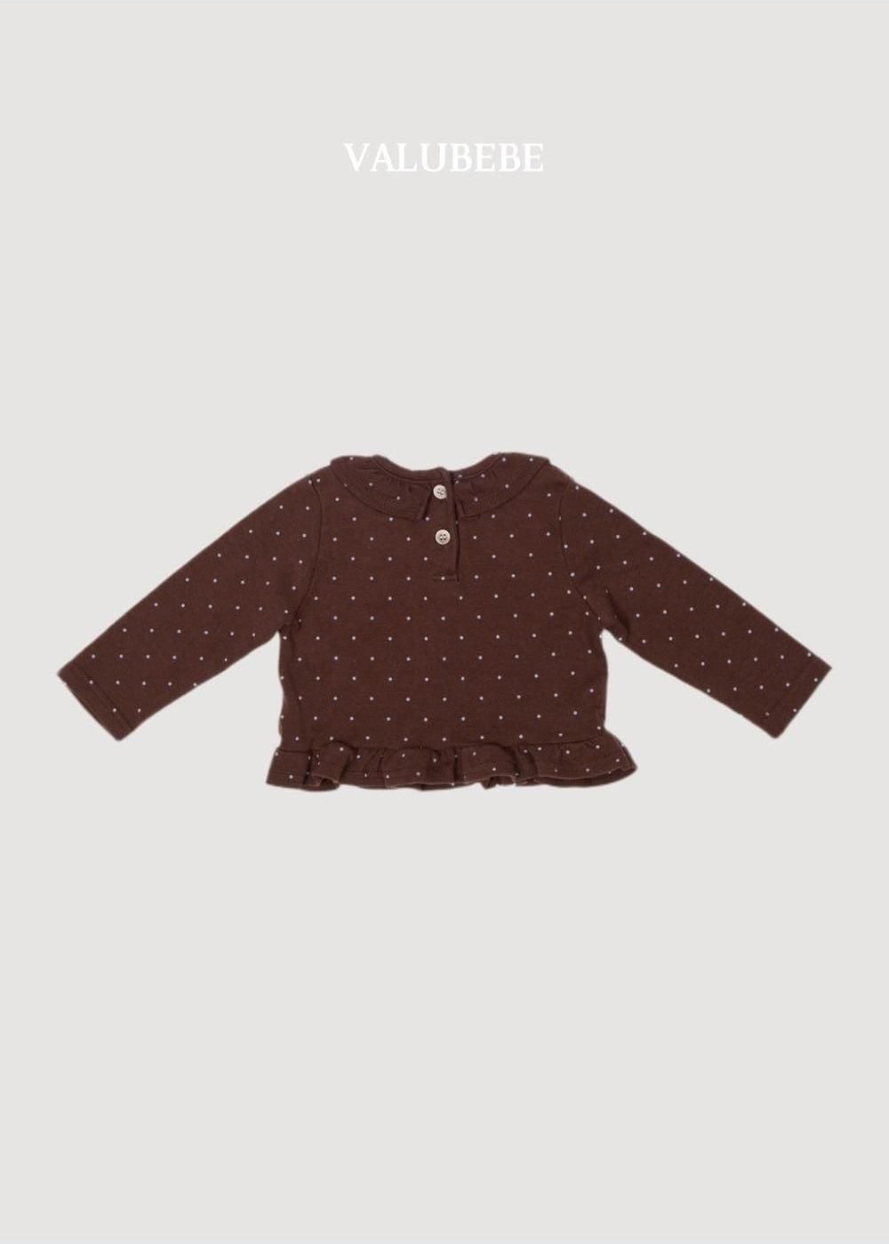 Shushu Dot Frill Tee [Valubebe]（2026AW） 6