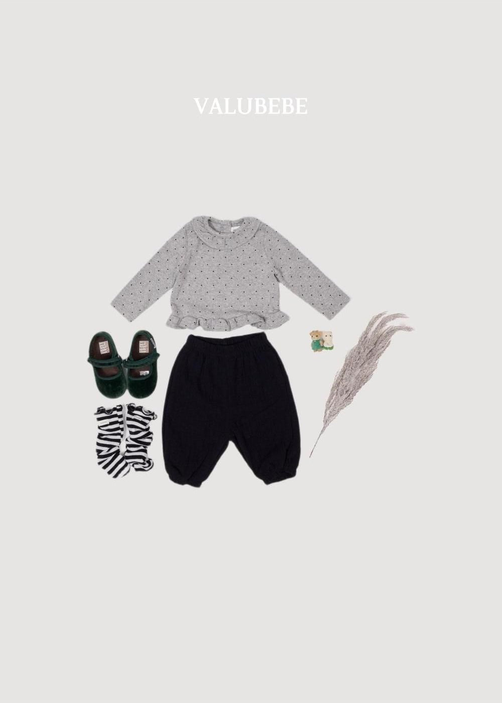 Shushu Dot Frill Tee [Valubebe]（2026AW） 11