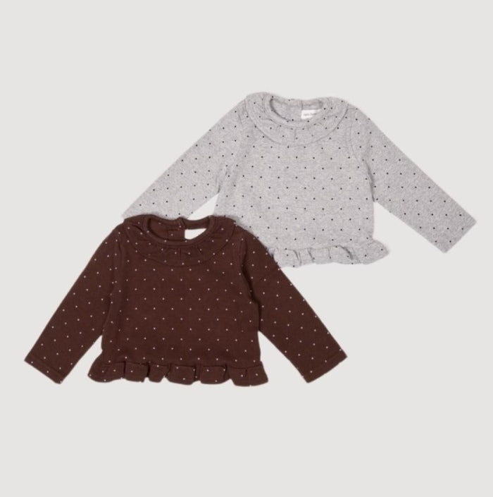 Shushu Dot Frill Tee [Valubebe]（2026AW） 1
