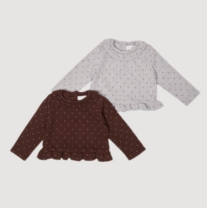 Shushu Dot Frill Tee [Valubebe]（2026AW） 1