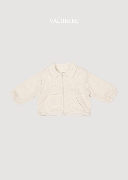 Lace Collar Zip-Up [Valubebe]（2026AW） 5