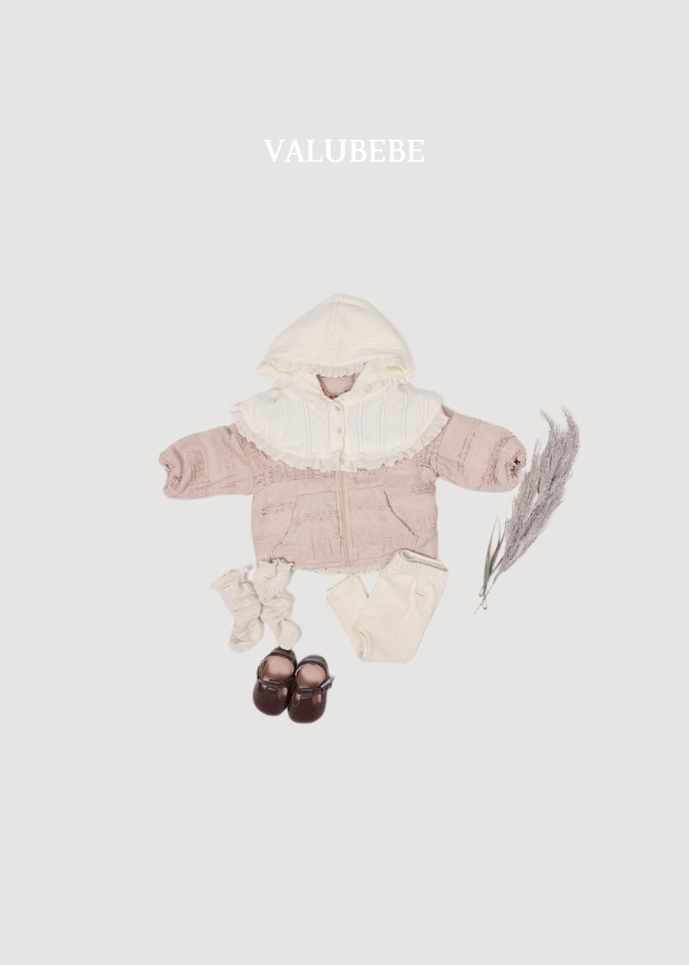 Lace Collar Zip-Up [Valubebe]（2026AW） 11