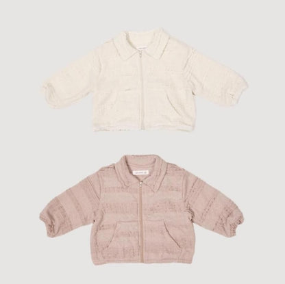 Lace Collar Zip-Up [Valubebe]（2026AW） 1