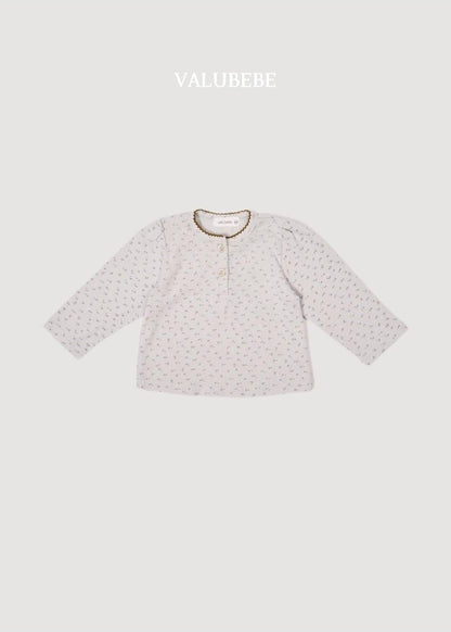 Lisa Eyelet Picot Tee [Valubebe]（2026AW） 4