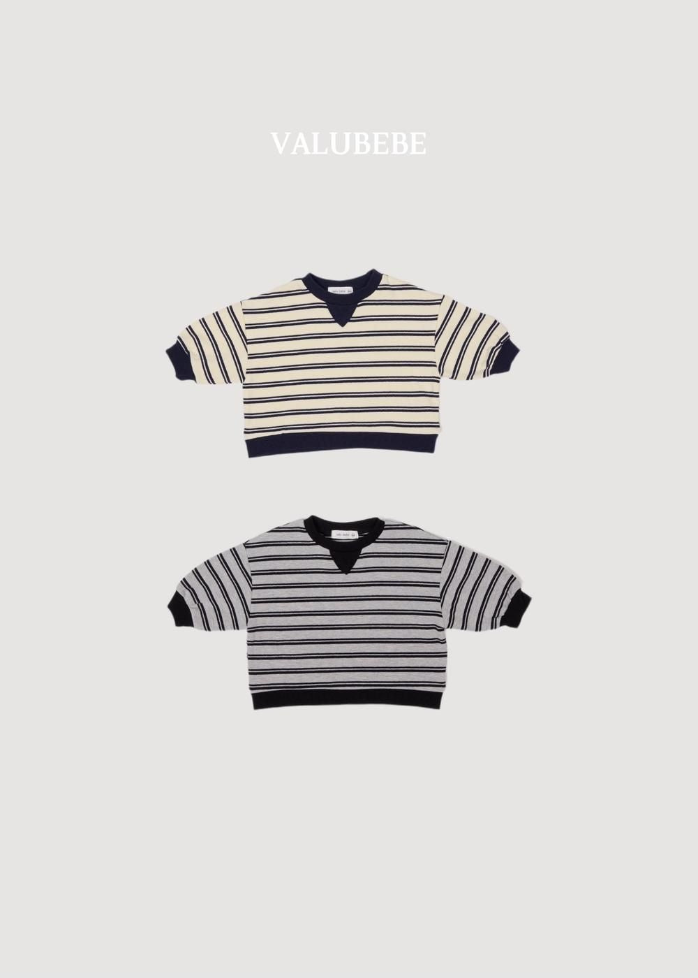 All Stripe Sweatshirt [Valubebe]（2026AW） 3