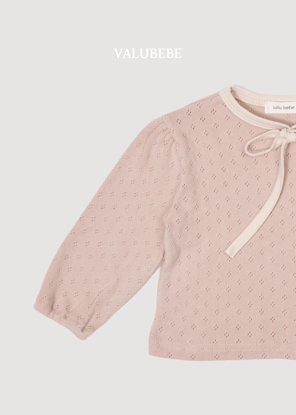 Creamy Ribbon Puff Tee [Valubebe]（2026AW） 7
