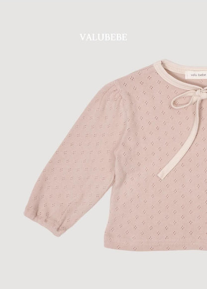 Creamy Ribbon Puff Tee [Valubebe]（2026AW） 7