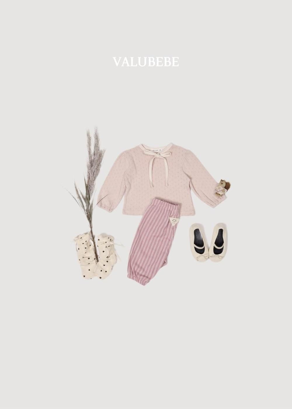Creamy Ribbon Puff Tee [Valubebe]（2026AW） 10