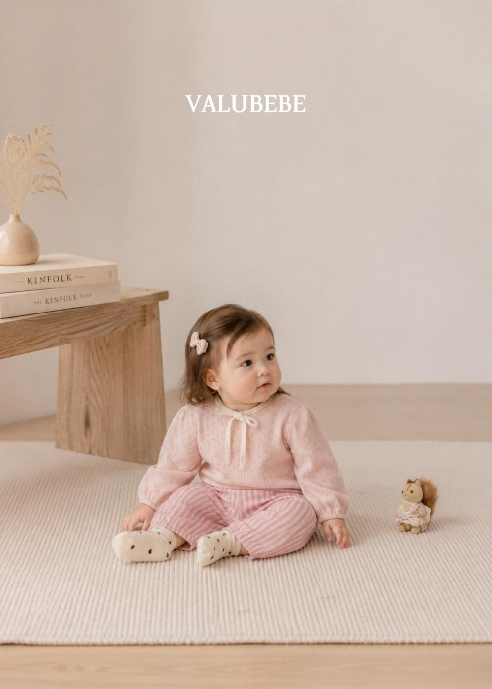 Creamy Ribbon Puff Tee [Valubebe]（2026AW） 14