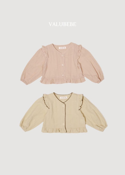Picot Wing Blouse [Valubebe]（2026AW） 3