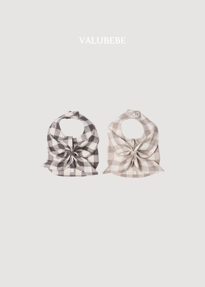 Check Scarf Bib [Valubebe]（2026AW） 2