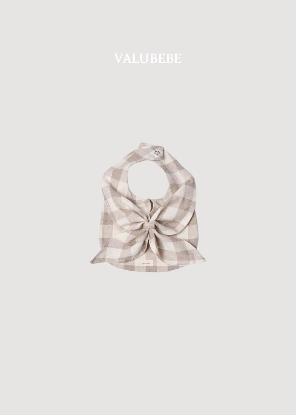 Check Scarf Bib [Valubebe]（2026AW） 3