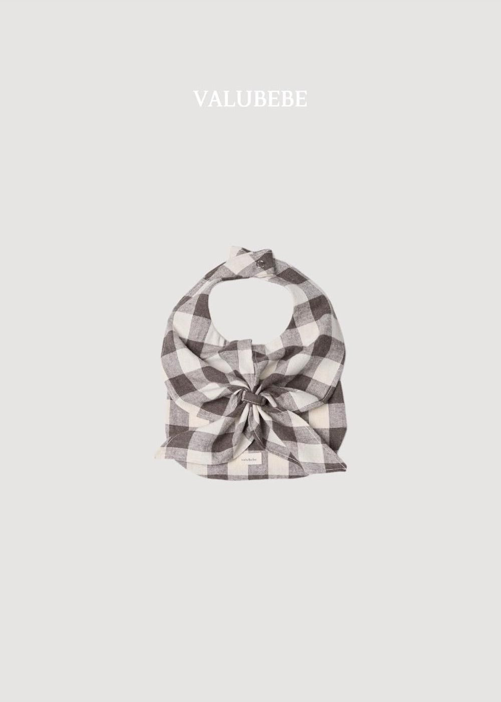 Check Scarf Bib [Valubebe]（2026AW） 4