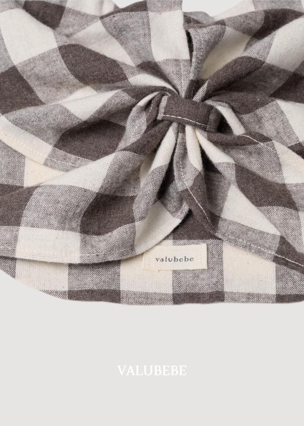 Check Scarf Bib [Valubebe]（2026AW） 5
