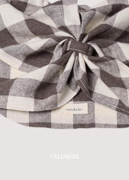 Check Scarf Bib [Valubebe]（2026AW） 5