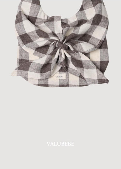 Check Scarf Bib [Valubebe]（2026AW） 6
