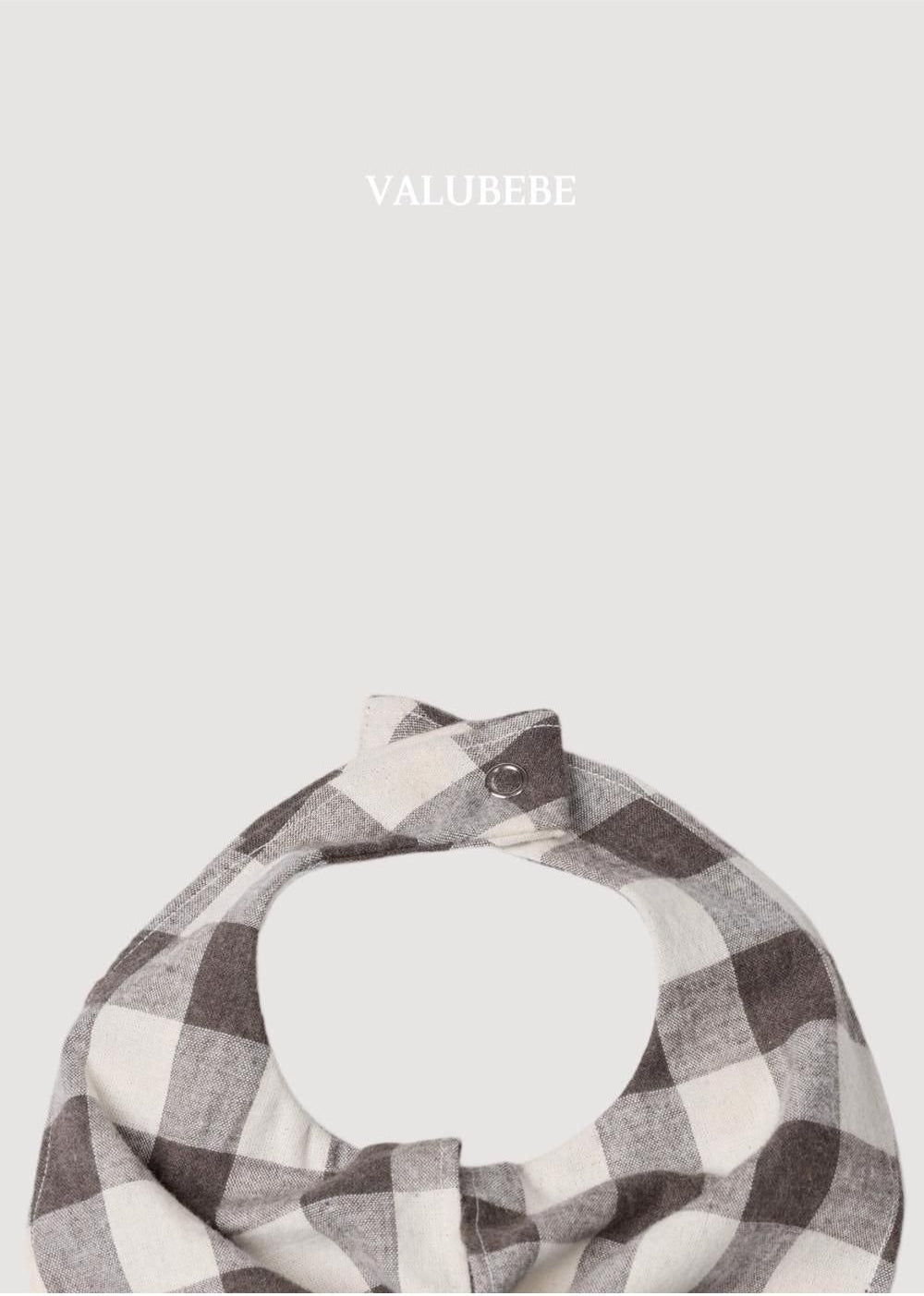 Check Scarf Bib [Valubebe]（2026AW） 7