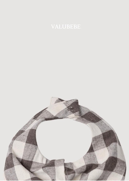 Check Scarf Bib [Valubebe]（2026AW） 7